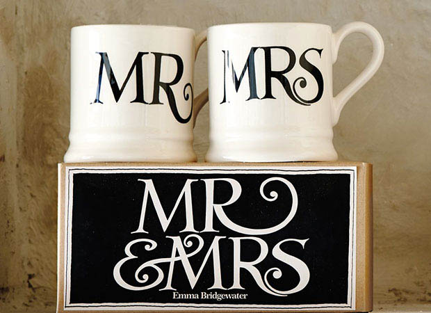 Emma Bridgewater Mr and Mrs