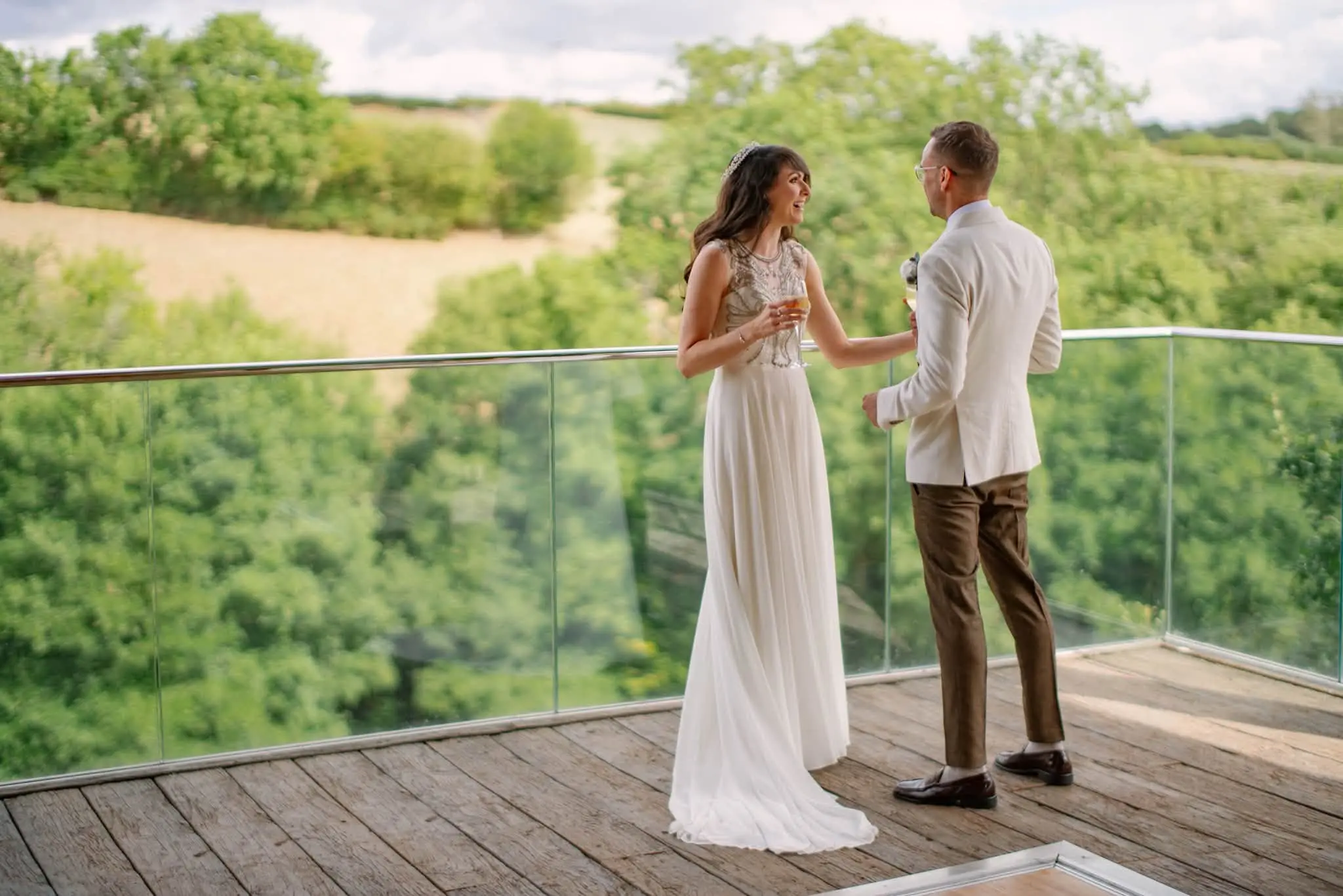 Candid wedding guests at Tree Top Escape captured by Jim Wileman