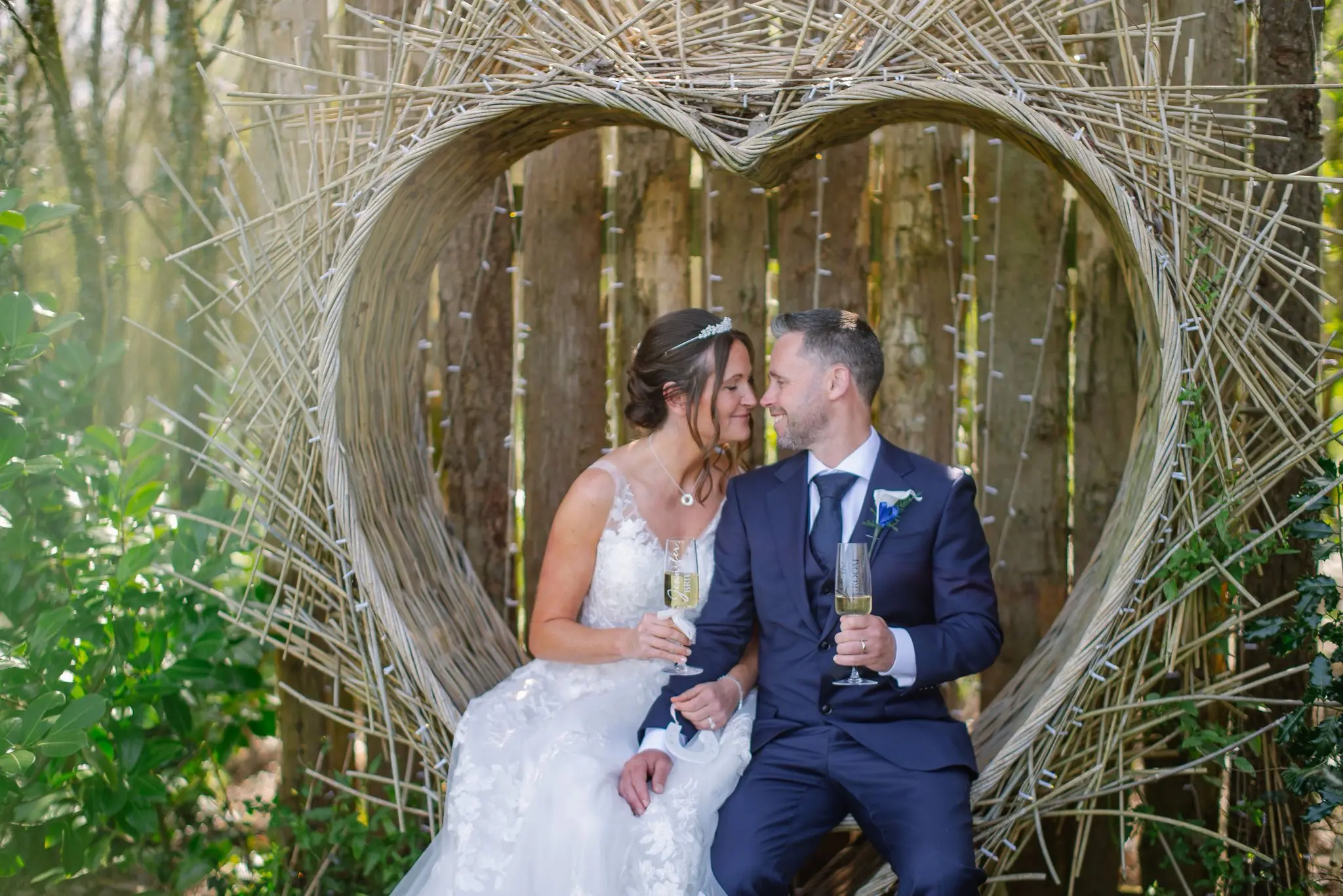 Natural wedding photography at Tree Top Escape by Jim Wileman, North Devon wedding photographer