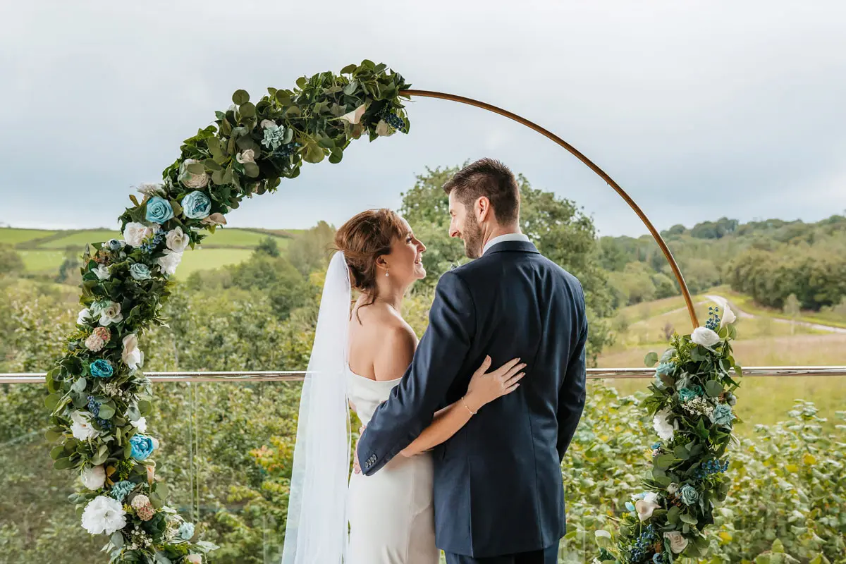 Small wedding venue in North Devon — The Nest at Tree Top Escape
