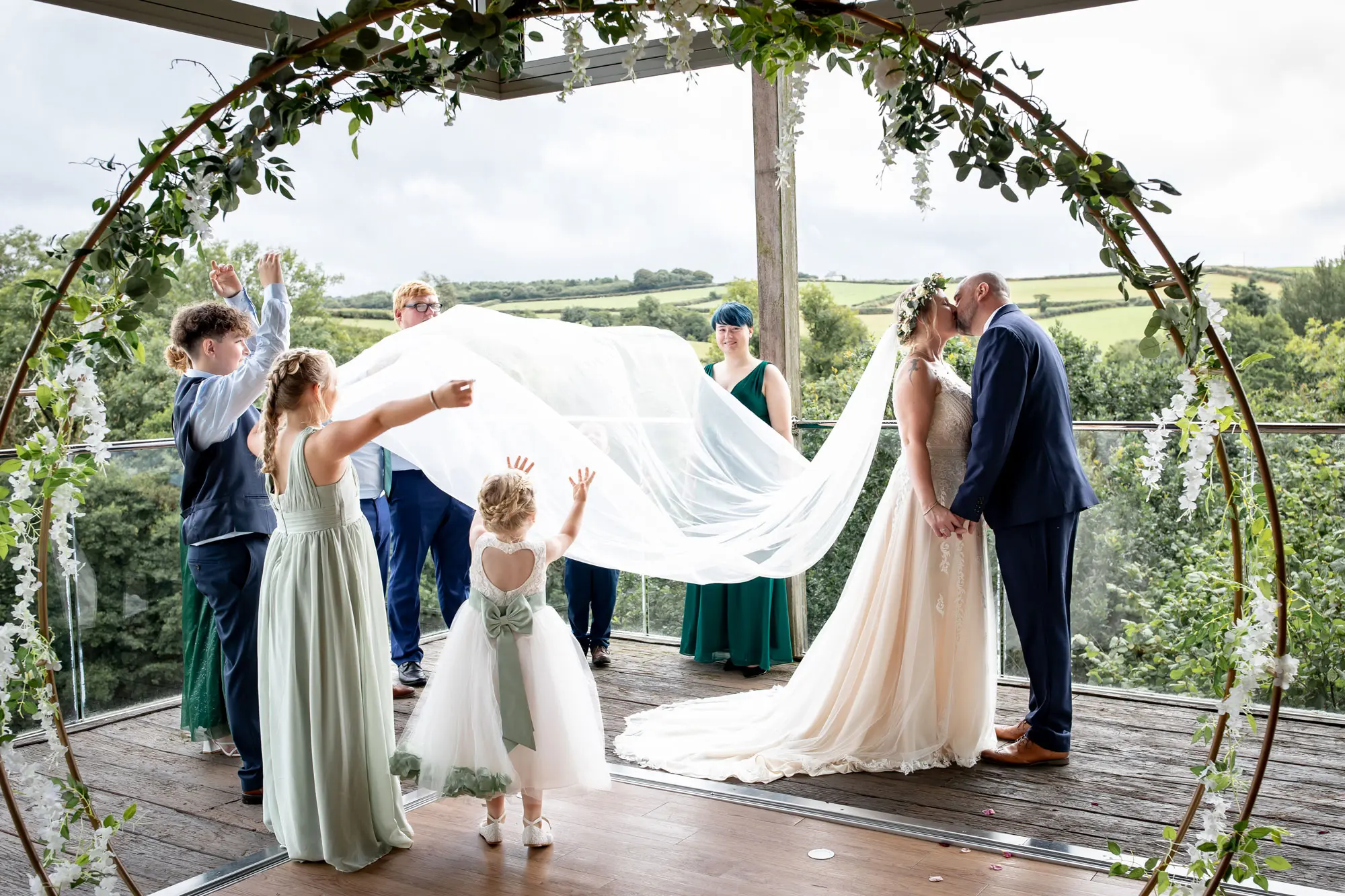 Small wedding ceremony for up to 14 guests at Tree Top Escape