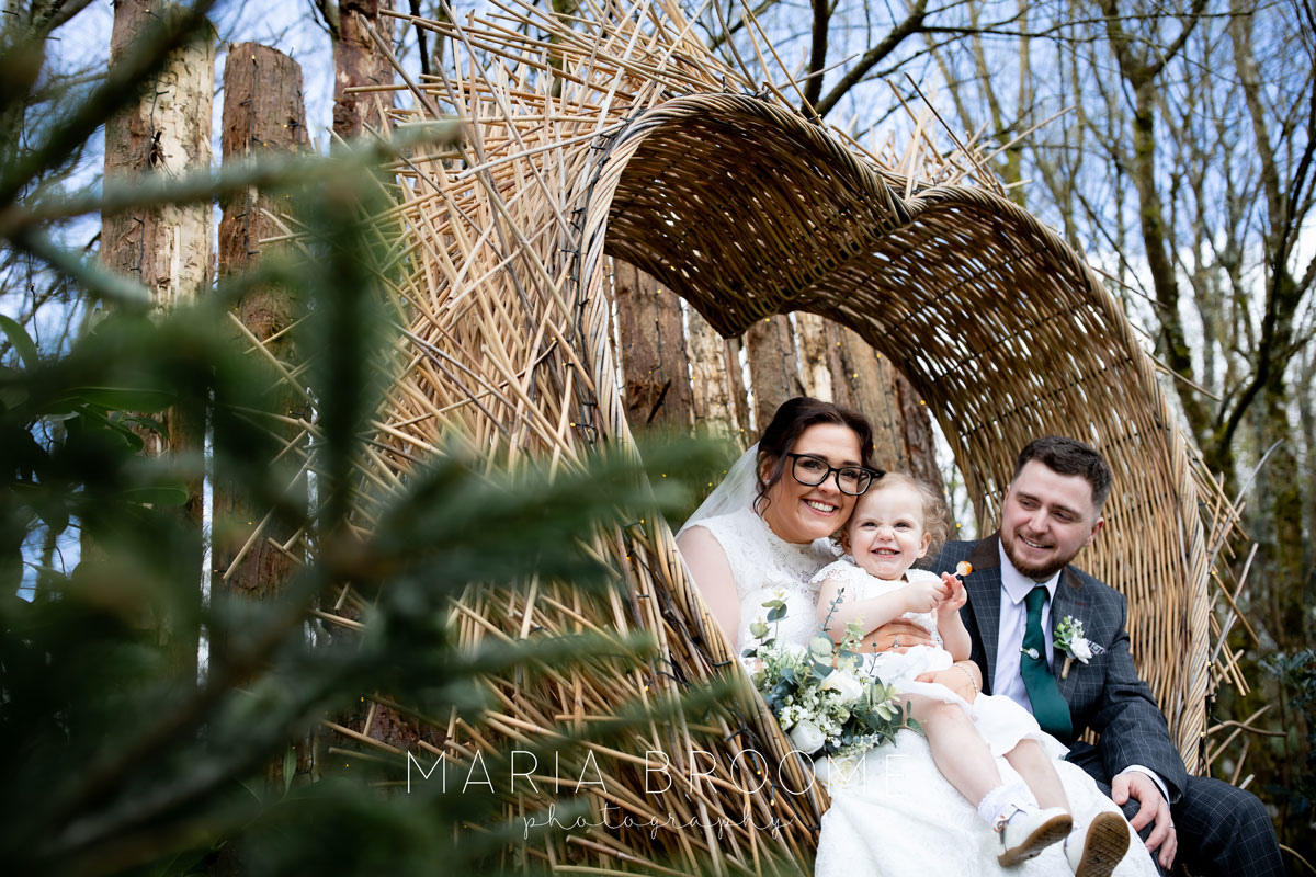 Tree Top Escape winter wedding venue in North Devon